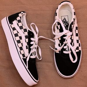 Checkered vans